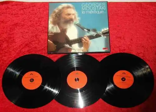 3LP Box Georges Moustaki: Le Meteque (Polydor 2675 188) D 1978