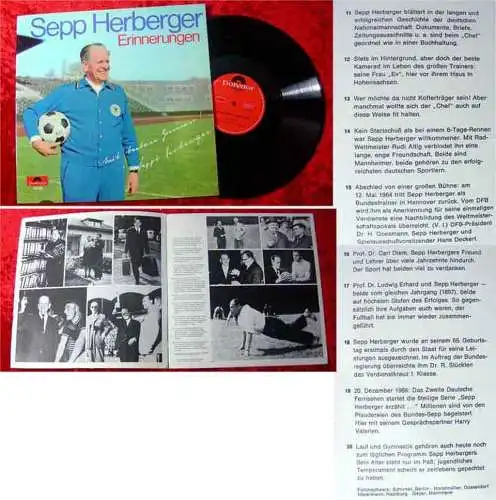 LP Sepp Herberger: Erinnerungen (Polydor 249 144) D 1967