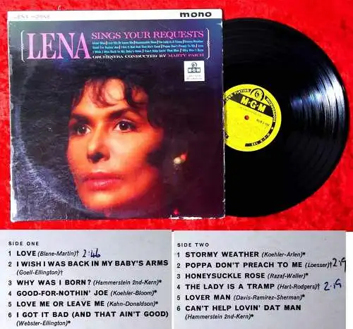 LP Lena Horne Sings Your Requests (MGM Mono C 943) UK 1963