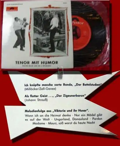 EP Walter Keller & 3 Spitzbuben: Tenor mit Humor