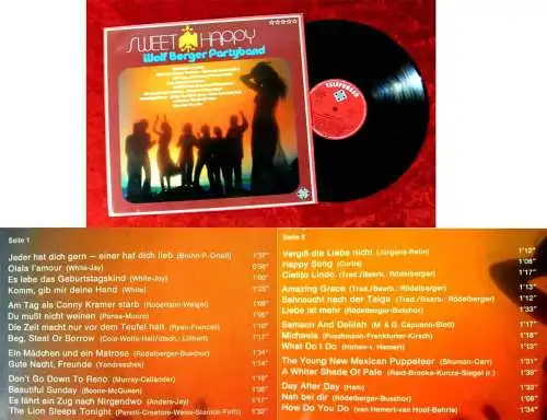 LP Wolf Berger Partyband: Sweet Happy (Telefunken SLE 14 662-P) D 1972