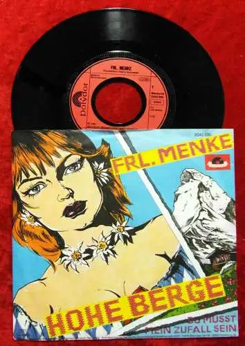 Single Frl. Menke: Hohe Berge (Polydor 2042 390) D 1982