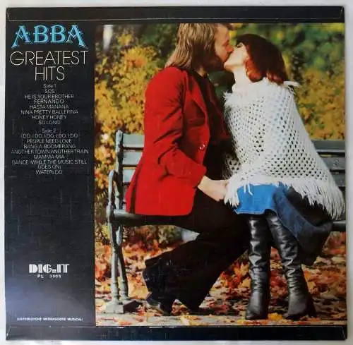 LP Abba: Greatest Hits (Dig It PL 3005) Italy 1976