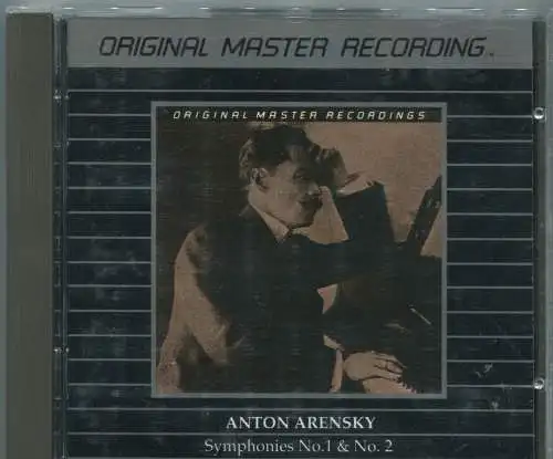 CD Anton Arinsky: Symphonies No. 1 & 2 (MFSL Recording) Mobile Fidelity SoundLab