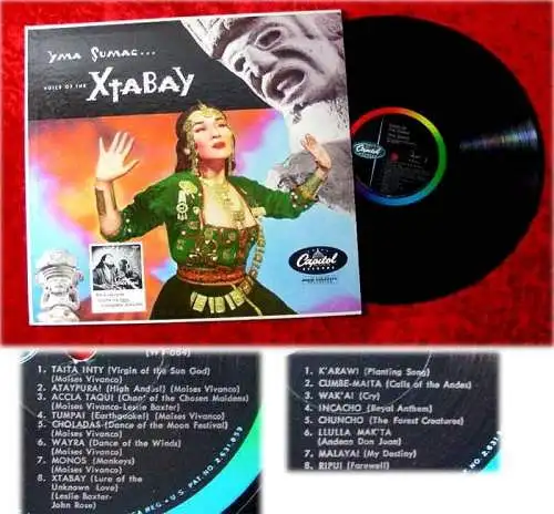 LP Yma Sumac Voice of Xtabay Inca Tacqui