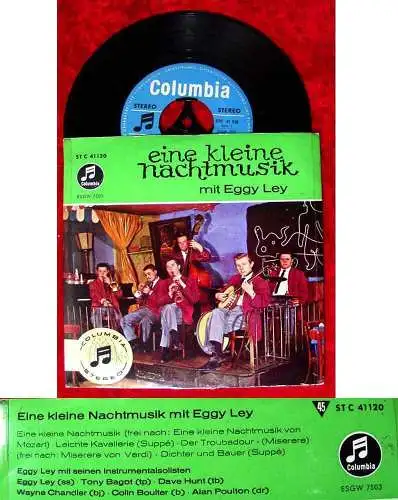 EP Eggy Ley: Eine kleine Nachtmusik mit Eggy Ley (Columbia 41 120 Stereo)