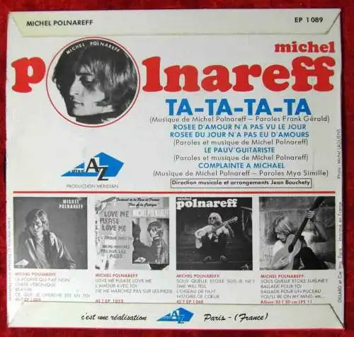 EP MichelPolnareff: Ta Ta Ta # 3 (AZ EP 1089) Frankreich