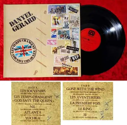 LP Danyel Gerard: Gone witht the Wind (Hör Zu 1C 006-60 165) D 1977