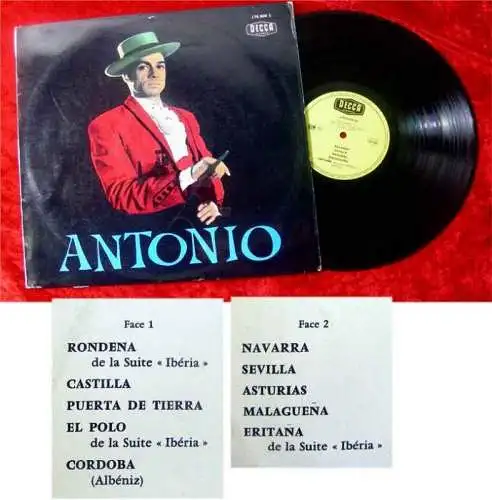 LP Antonio Musique Espagole Decca frz. Pressung