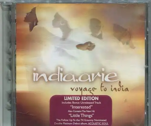 CD India.Arie: Voyage To India (Motown) 2002  - Limited Edition -