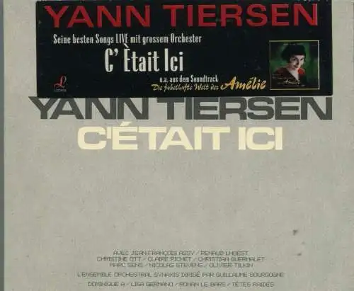 2CD Yann Tiersen: C´était Ici (Labels) 2002