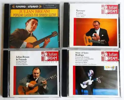 4 CD´s Julian Bream - Sammlung -