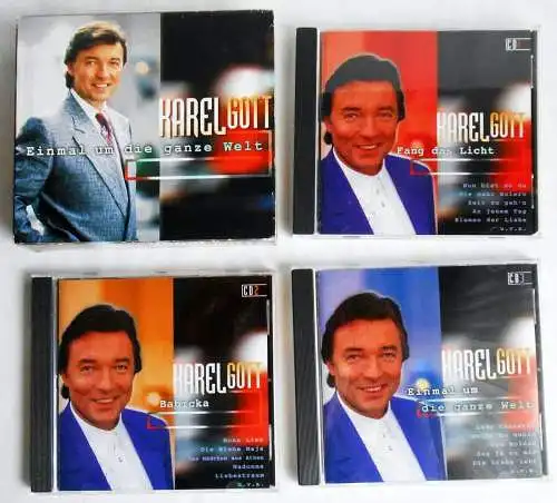 3CD Box Karel Gott: Einmal um die ganze Welt (Polydor) 1999