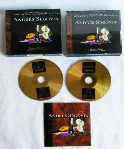 2CD Andrés Segovia: Gold Collection - Deluxe Edition - w/ 20 page booklet -