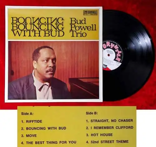 LP Bud Powell Trio: Bouncing With Bud (Storyville SLP 1016) UK