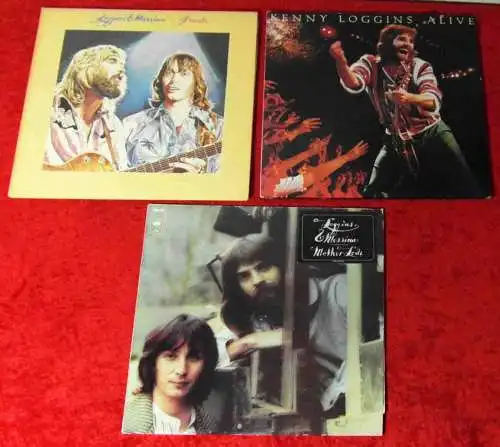 5 Langspielplatten LOGGINS & MESSINA   - Vinylsammlung -