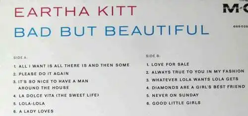 LP Eartha Kitt: Bad But Beautiful (MGM 665 025) D 1965