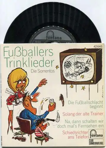 EP Sorrentos: Fußballers Trinklieder (Fontana 42 645) Clubsonderauflage