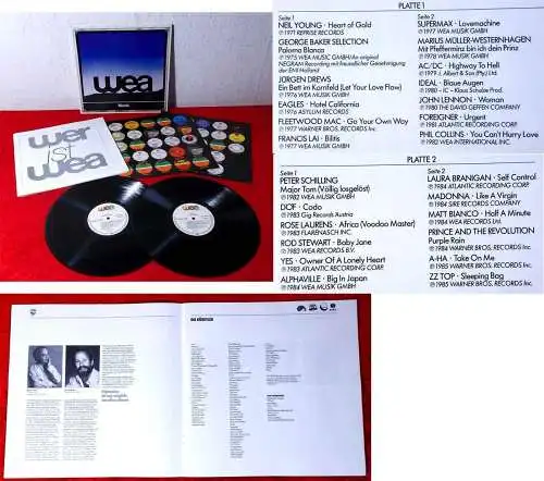 2LP WEA - Die Hits aus 15 Jahren (WEA PRO 437) D 1986 mit Booklet