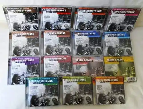 30 CD Box Louis Armstrong - Sein Leben, seine Musik, seine Schallplatten - (TIM)