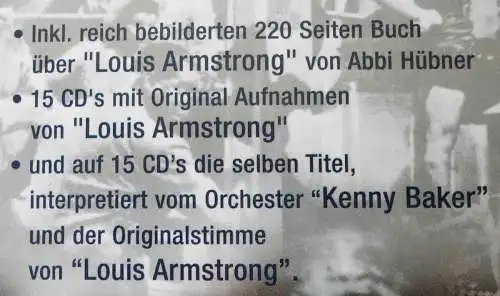 30 CD Box Louis Armstrong - Sein Leben, seine Musik, seine Schallplatten - (TIM)