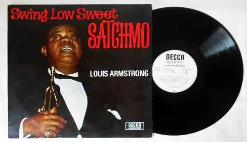 LP Louis Armstrong: Swing Low Sweet Satchmo (Decca American Series BLK 86613-P)