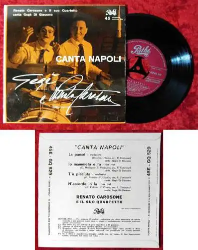 EP Renato Carosone: Canta Napoli (Pathé 45E-GQ 529) Italien 1957