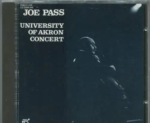 CD Joe Pass: University of Akron Concert (Pablo) 1986