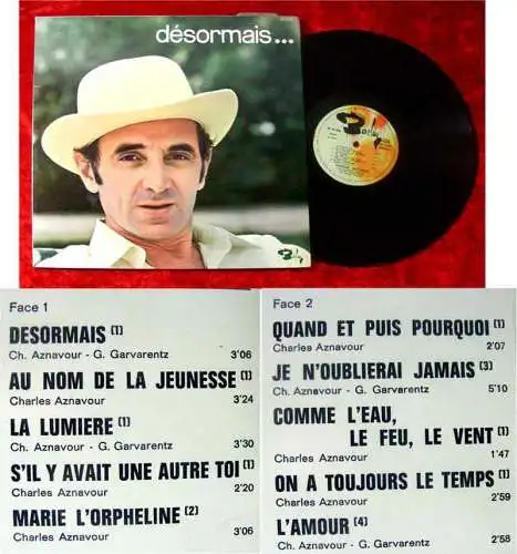 LP Charles Aznavour: Désormais (Barclay) F