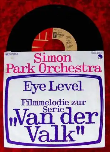 Single Simon Park Orchestra: Van der Valk Thema Eye Level (TV) (EMI 006-94 841)