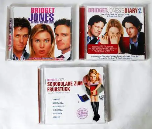 3 CD´s  Bridget Jones - Soundtracks - Sammlung -