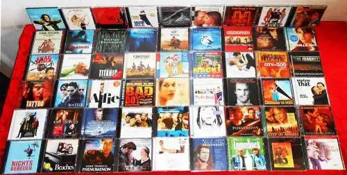 Mehr als 100 CD Soundtrack - Filmmusik - gepflegte Sammlung - viele Top-Titel