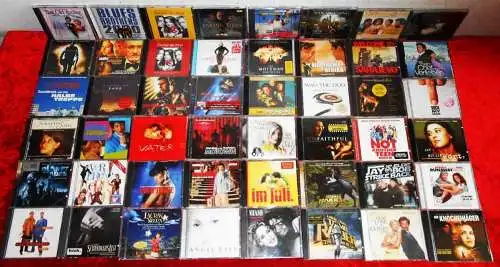 mehr als 100 CD Soundtrack - Filmmusik - gepflegte Sammlung - viele Top-Titel