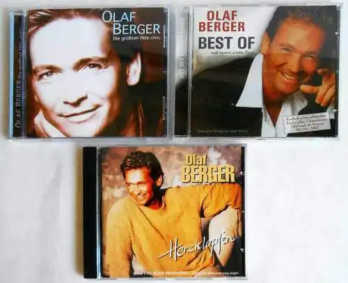 3 CD´s  Olaf Berger  - Sammlung -