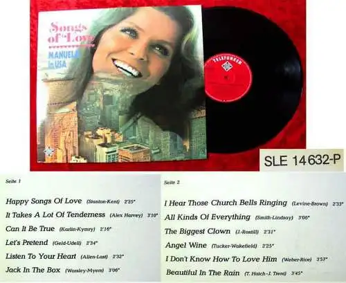 LP Manuela: Songs of Love - Manuela in USA (Telefunken SLE 14 632 P) D