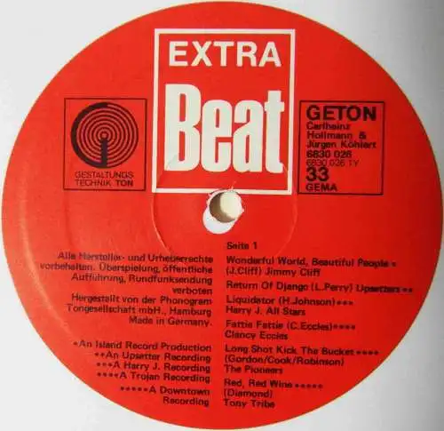 LP Wer beatet mehr? Extra Beat Ausgabe white Vinyl (Geton 6830 026) D