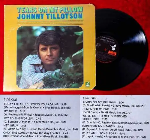 LP Johnny Tillotson: Tears on my Pillow (Amos AAS 7006) US