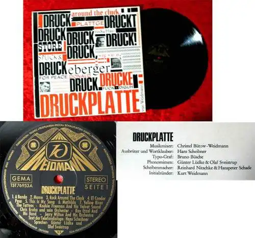 LP Druckplatte (Sonderpressung) Klaus Wunderlich Robert Last Hans Scheibner