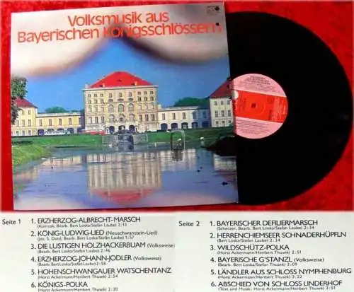 LP Volksmusik aus bayerischen Königsschlössern