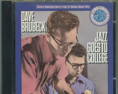 CD Dave Brubeck: Jazz Goes To College (CBS) 1989