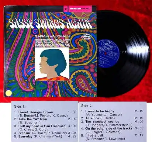 LP Sarah Vaughan: Sassy Swings Again (Mercury 134 038 MCY) NL