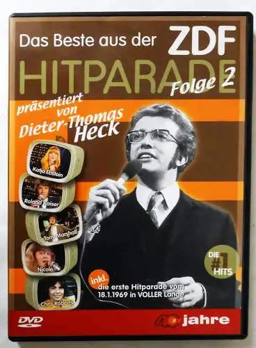 DVD Das Beste aus der ZDF Hitparade Folge 2 - incl. Erste Sendung 18.01.1969 -