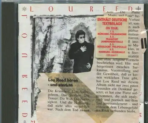 CD Lou Reed: Magic And Loss (Sire) 1992