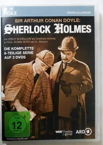 DVD Sherlock Holmes - ARD TV Serie (Pidax) Erich Schellow - 1967/68 (2021)