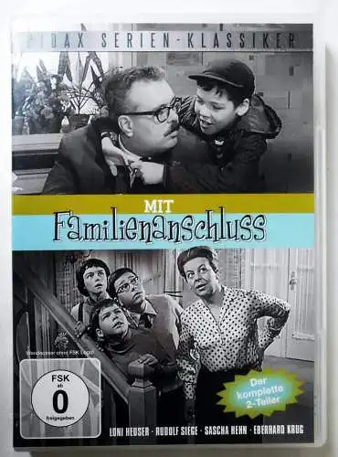 DVD Mit Familienanschluss (Pidax) TV Zweiteiler - Loni Heuser Sascha Hehn (1965)