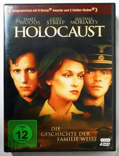 4 DVD Box Holocaust - Geschichte der Familie Weiss - Meryl Streep - TV Serie