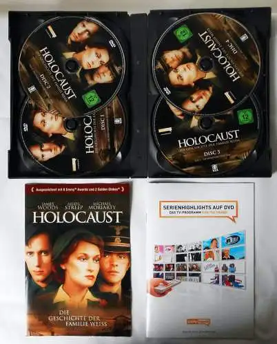 4 DVD Box Holocaust - Geschichte der Familie Weiss - Meryl Streep - TV Serie