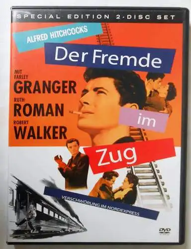 DVD Alfred Hitchcock: Der Fremde im Zug - Fairley Granger Ruth Roman - (Warner)