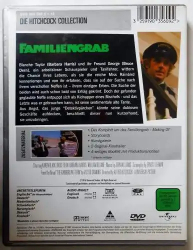 DVD Alfred Hitchcock: Familiengrab - Karen Black Bruce Dern (Universal) 2001