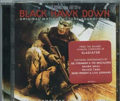 CD Black Hawk Down - Soundtrack -  Hans Zimmer - (Decca) 2001